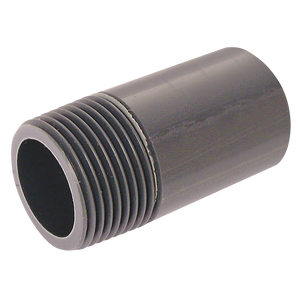 BSPP X UPVC NIPPLE DGREY