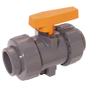 ID ABS BALL VALVE DOUBLE UNION