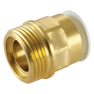 22MM X 1 BRASS MALE CYLINDER ADAPTOR