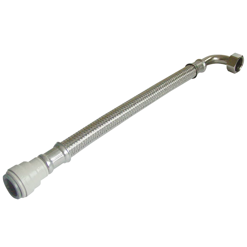 1/2 BSP ELBOW X 15MM X 300MM FLEXI HOSE