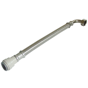 1/2 BSP ELBOW X 15MM X 300MM FLEXI HOSE