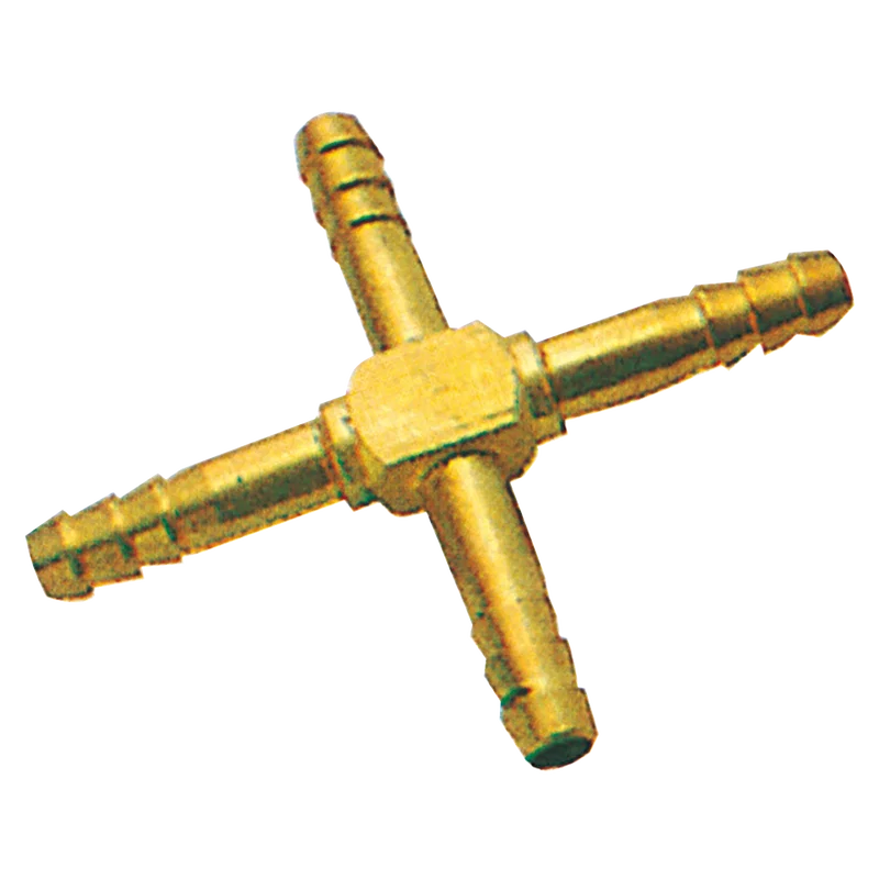 ID BRASS EQUAL HOSETAIL CROSS