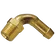 08MM ID X 1/8 BSPT MALE BRASS 90 ELB0W