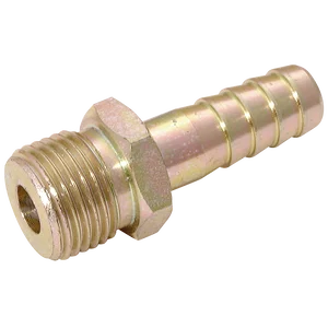 BSPP MALE X HOSE STEEL PLATED