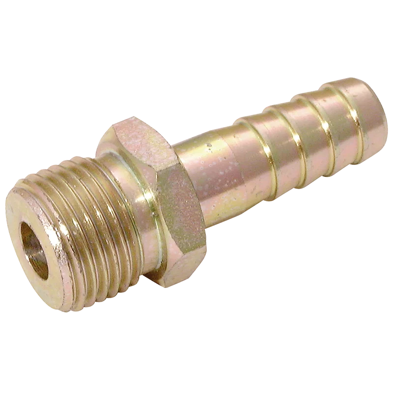 BSPP MALE X HOSE STEEL PLATED