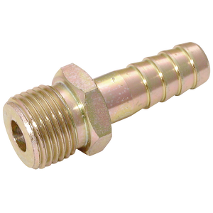 BSPP MALE X HOSE STEEL PLATED