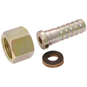 BSP FEM  X STEEL PLATED F/F