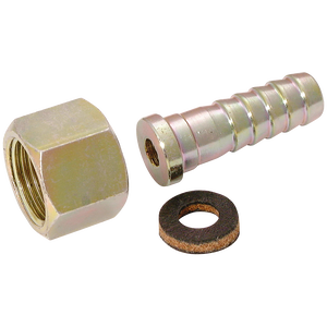 BSP FEM  X STEEL PLATED F/F