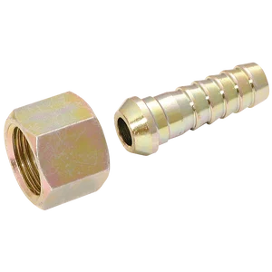 BSPP FEM  X STEEL HOSE CONED