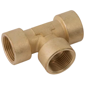 BSPP BRASS FEMALE TEE EQUAL