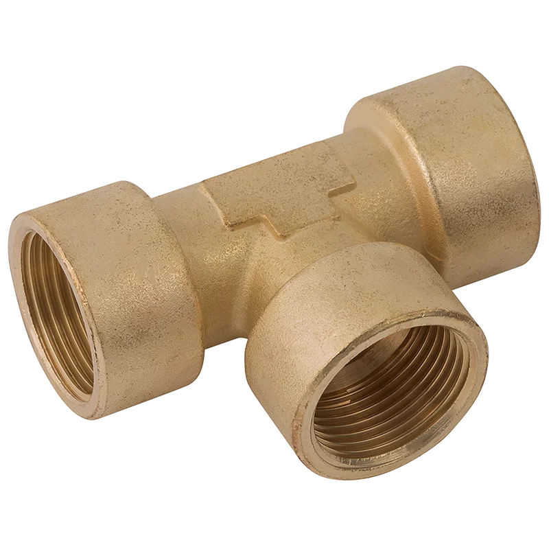 BSPP BRASS FEMALE TEE EQUAL