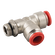 10MM OD X 3/8 BSPT MALE SW TEE PUSHIN