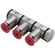 06MM OD X 1/4 BSPP MALE TRIPLE BANJO