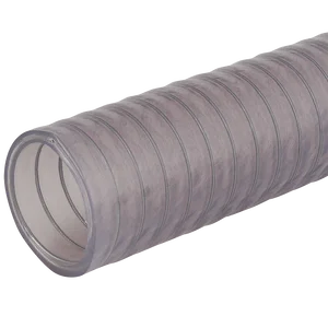 102MM VAC PROOF CLEAR PVC S&D HOSE 20M