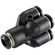 4MMOD X 4MMOD DBL Y CONN TUBE X TUBE