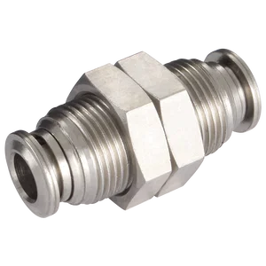 OD EQUAL BULKHEAD NICKEL PLATED