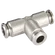1/8  OD TUBE EQUAL TEE NICKEL PLATED
