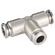 1/8  OD TUBE EQUAL TEE NICKEL PLATED