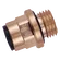 6MM OD X 1/8 BRASS STRAIGHT ADAP