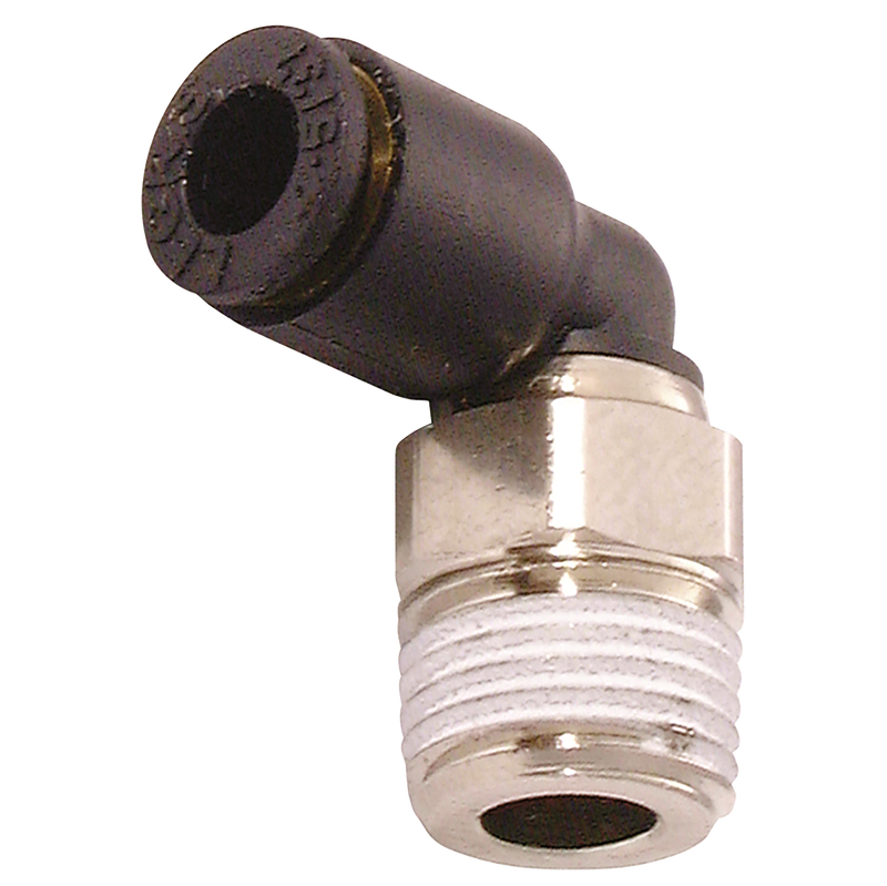 12MM OD TUBE X 1/4 BSPT MALE STUD ELBOW