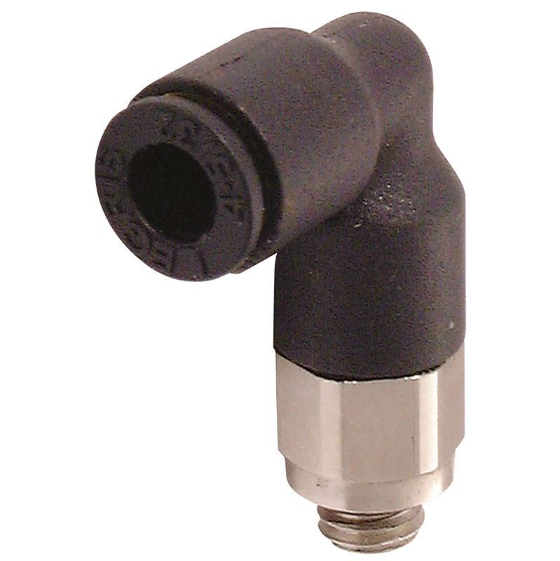 6MM X M5X0.8 EXT.MALE STUD ELBOW
