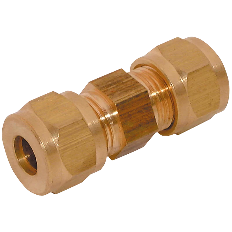 OD EQUAL BRASS CONNECTOR