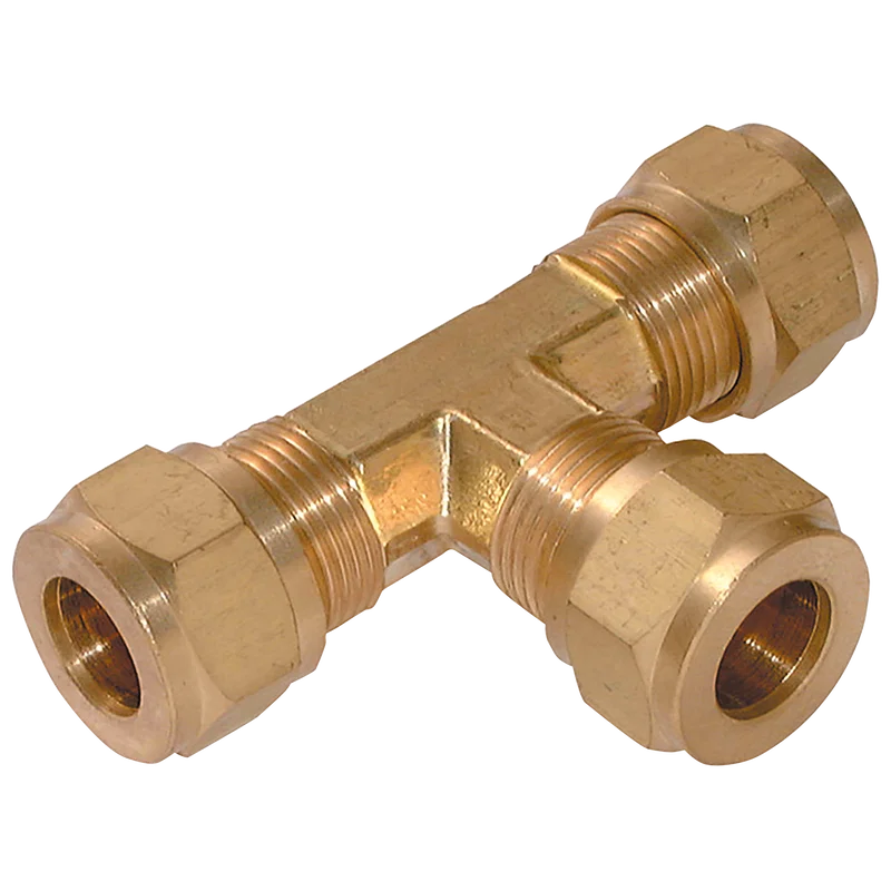 OD EQUAL BRASS TEE