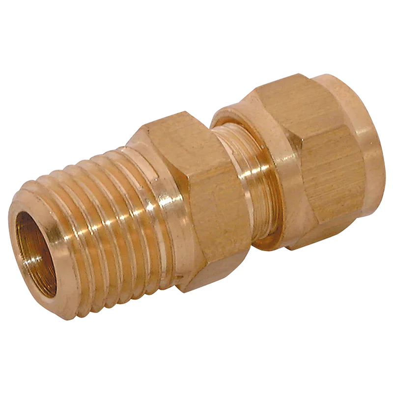 OD X BSPT BRASS MALE STUD