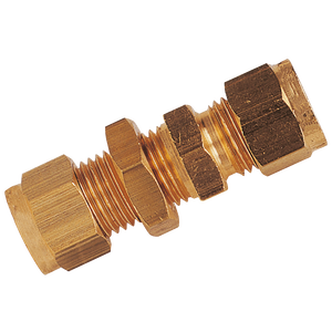 OD EQUAL BULKHEAD BRASS & NUT