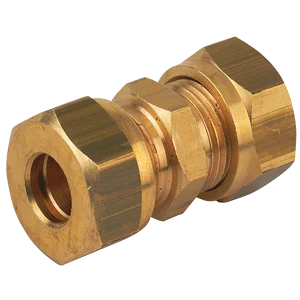 OD EQUAL BRASS COUPLING