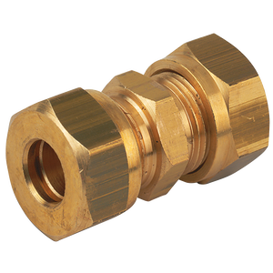 OD EQUAL BRASS COUPLING