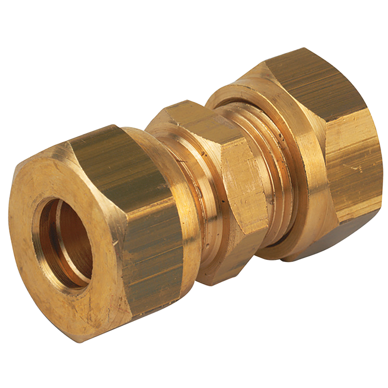 OD EQUAL BRASS COUPLING