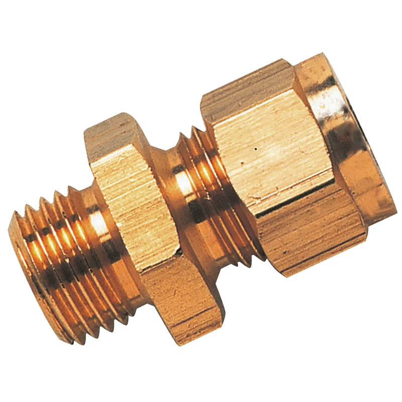OD X BSPP MALE BRASS STUD