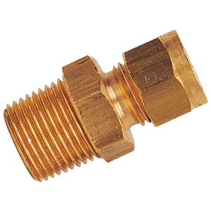 OD X BSPT MALE BRASS STUD