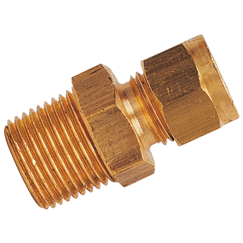 OD X BSPT MALE BRASS STUD