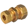 1/2 X 1/4 OD REDUCING BRASS COUPLING