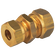1/2 X 1/4 OD REDUCING BRASS COUPLING