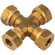 1/2 OD EQUAL BRASS CROSS