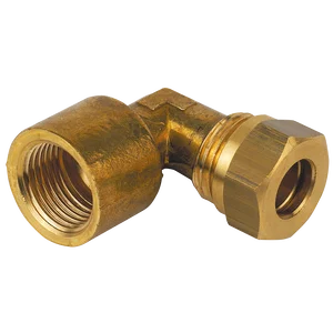 OD X BSPP FEM  BRASS ELBOW
