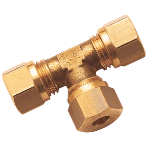 OD X OD REDUCING BRASS TEE
