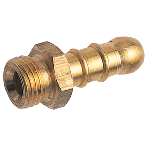 BSPP MALE X 3/8 ID HOSETAIL BRASS