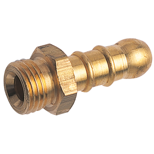BSPP MALE X 3/8 ID HOSETAIL BRASS