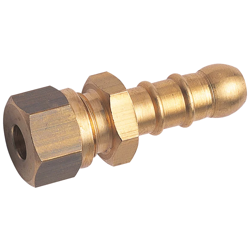 5/16OD X 3/8 ID HOSETAIL BRASS