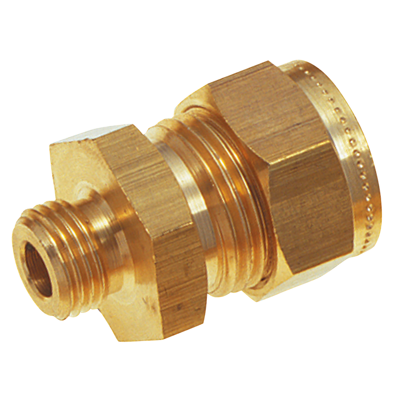 1/8 OD X 1/8 BSPP MALE STUD COUPLING