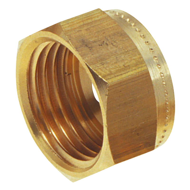 OD COMPRESSION NUT BRASS