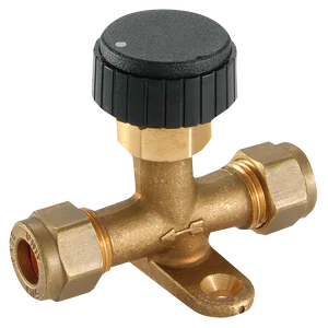 1/4 OD FOOT MOUNT NEEDLE VALVE