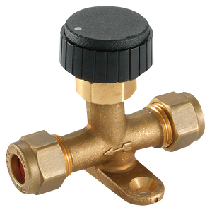 1/4 OD FOOT MOUNT NEEDLE VALVE