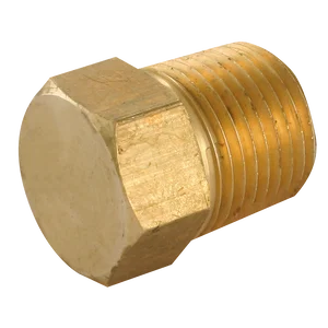 1/2 API  MALE BRASS HEX HEAD PLUG