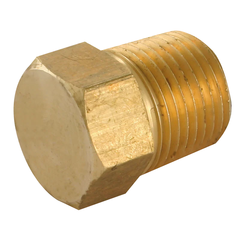 1/2 API  MALE BRASS HEX HEAD PLUG