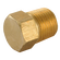 3/8 API  MALE BRASS HEX HEAD PLUG
